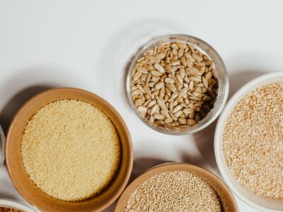 Bowls with different nuts