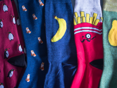 Socks with funny designs