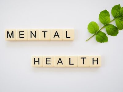 Letters spelling out "Mental Health". Featured in World Mental Health Day article.